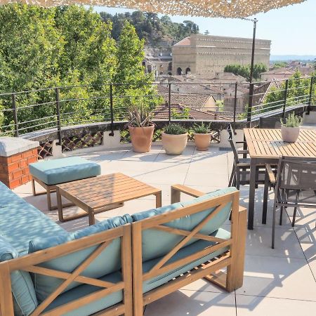 Le Rooftop - Vue Incroyable Sur Le Theatre Antique 奥朗日 外观 照片